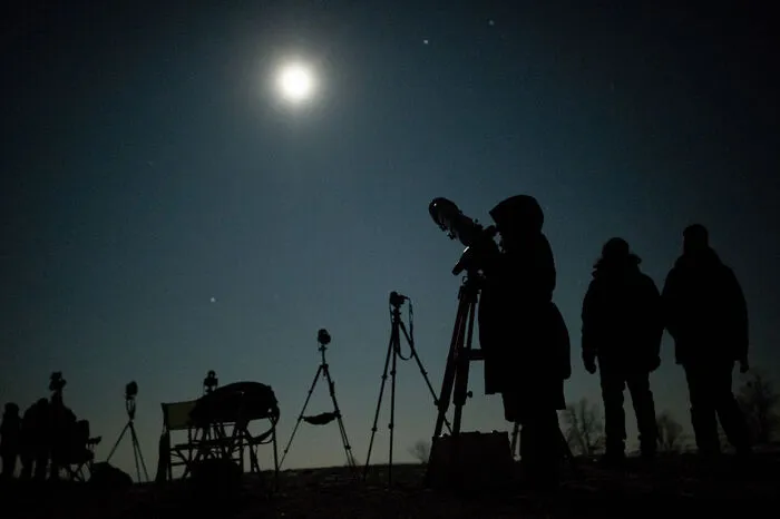 Mondfinsternis über Wien