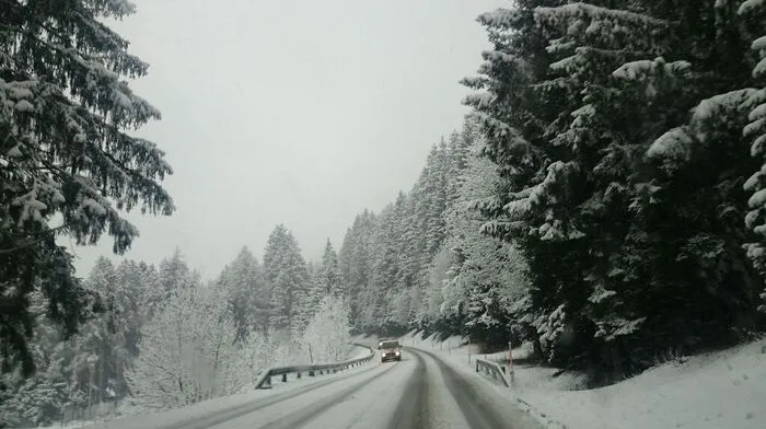 Auch am Iselsberg herrschen winterliche Verhältnisse