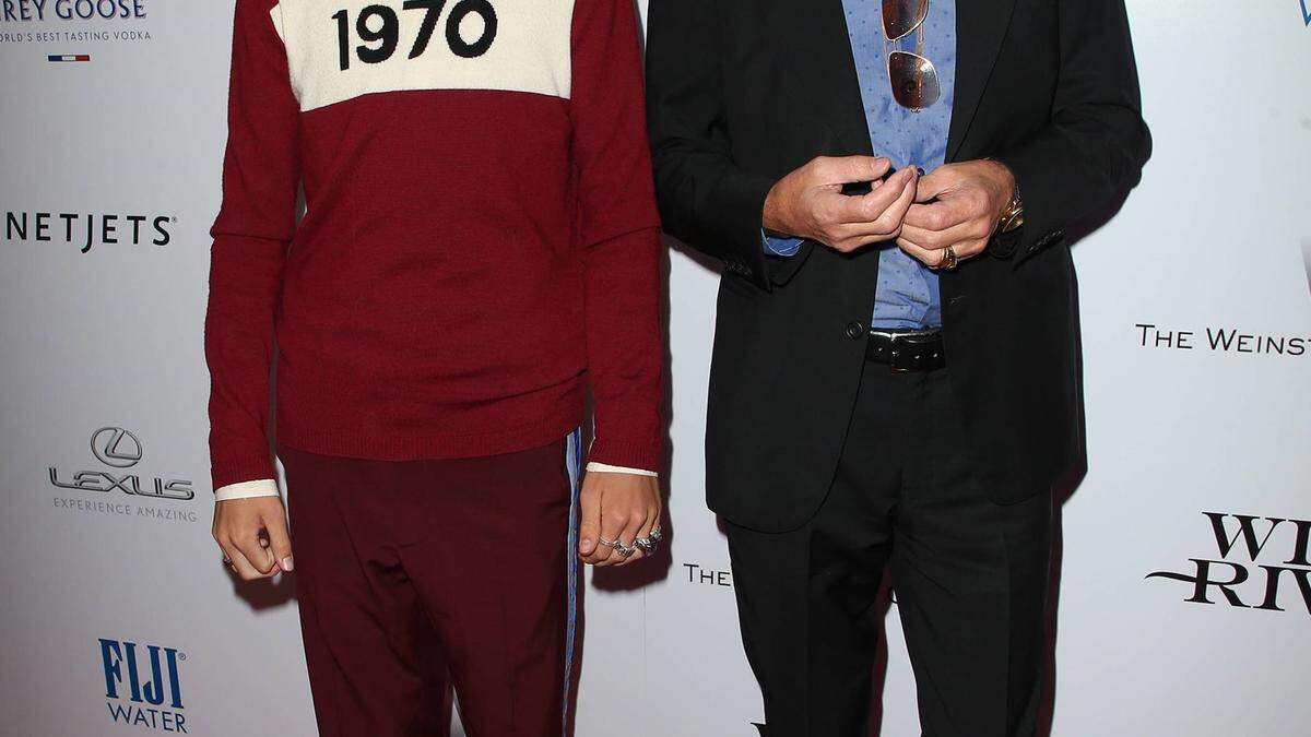 Jethro mit seinem Vater Nick Cave im Jahr 2017