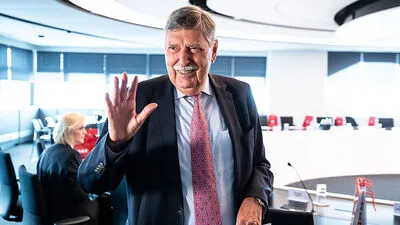 Norbert Steger nach einer ORF-Stiftungsrat-Sitzung