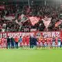 GRAZ,AUSTRIA,01.NOV.25 - SOCCER - ADMIRAL Bundesliga, Grazer AK 1902 vs SCR Altach. Image shows the rejoicing of GAK and fans.
Photo: GEPA pictures/ Hans Oberlaender
