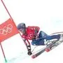 William Flaherty erstmals auf olympischem Schnee.