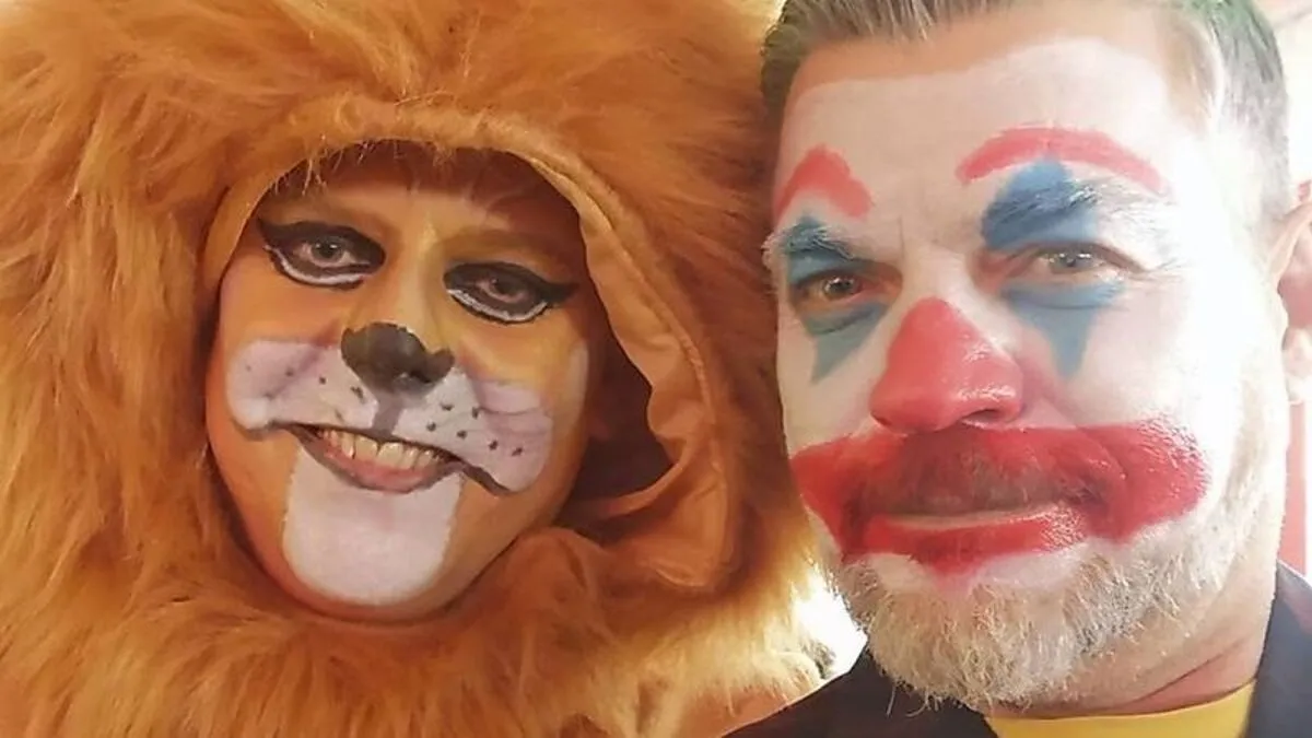 Roter Löwe und grüner Joker 