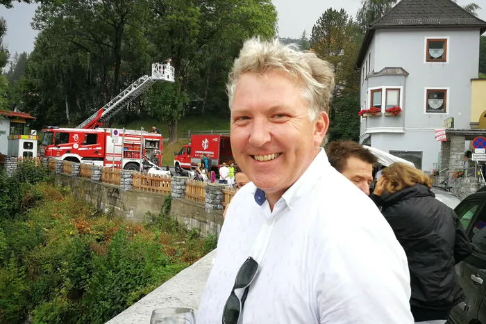 Bürgermeister Thomas Kalcher feierte ebenfalls mit.