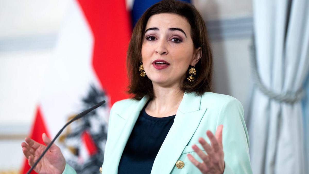 Auch Justizministerin Alma Zadić dankte Shiffrin für ihre Offenheit