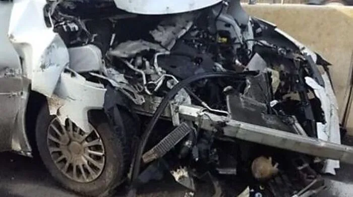 Der Wagen erlitt einen Totalschaden