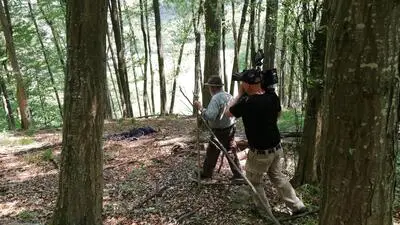 Fotos von den Dreharbeiten von ServusTV