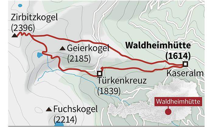 Die Tour zur Waldheimhütte