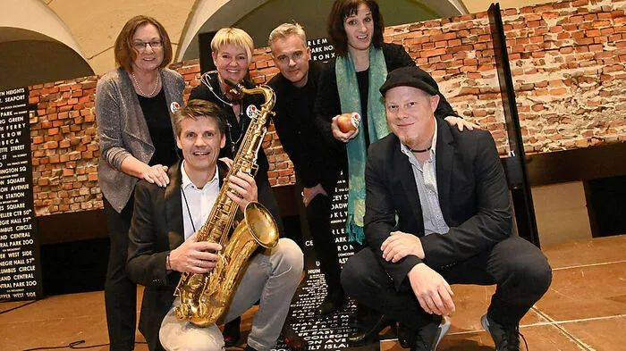 Brigitte Poppernitsch, Wolfram Dullnig, Ulrike Heller-Kotric Erik Jan Rippmann, Anja Clementi und Clemens Herzog