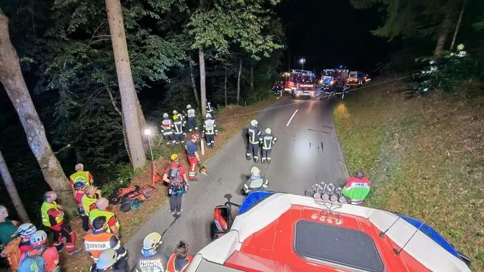 Unfall auf der Miegerer Landstraße.