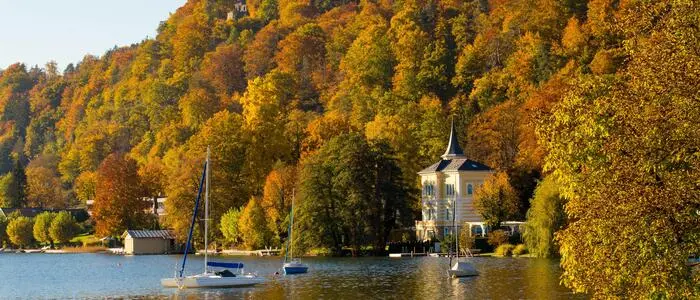 Wem gehören die Villen am Wörthersee? Am Bild die Villa Seewarte in Pörtschach