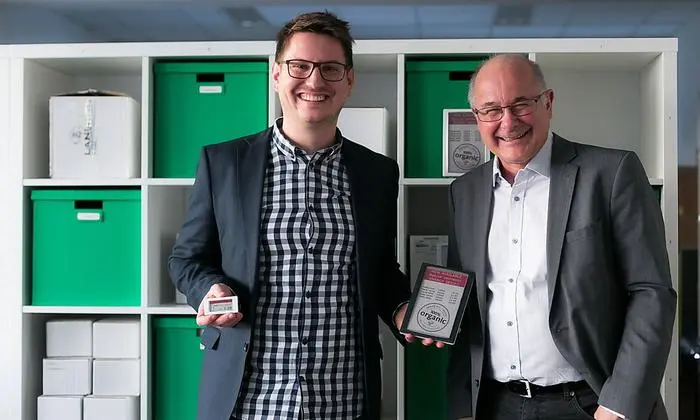 Imagotag-Gründer Rößl und Moosburger