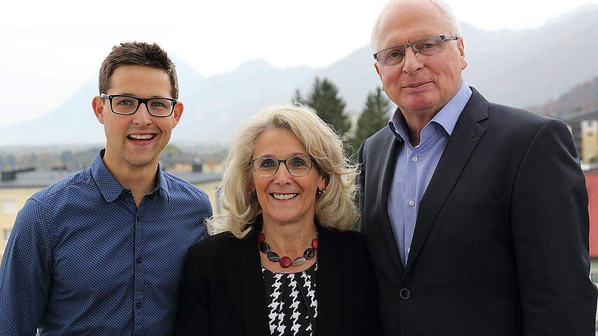 Stefan Wasmer, Roswitha Glashüttner und Rudi Hakel. 