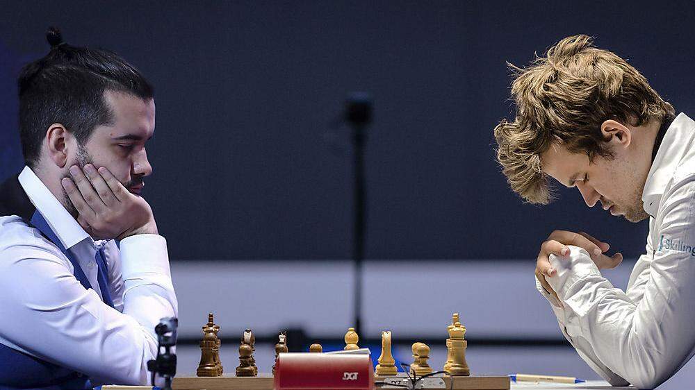 Ian Nepomniaschtschi gegen Magnus Carlsen