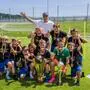 Die Burschen der VS Feldkirchen verteidigten ihren Titel und feierten mit ÖFB-Jungstar Jakob Pokorny