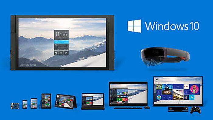 Windows 10 läuft auf allen Endgeräten - vom PC über mobile Geräte bis hin zur Xbox