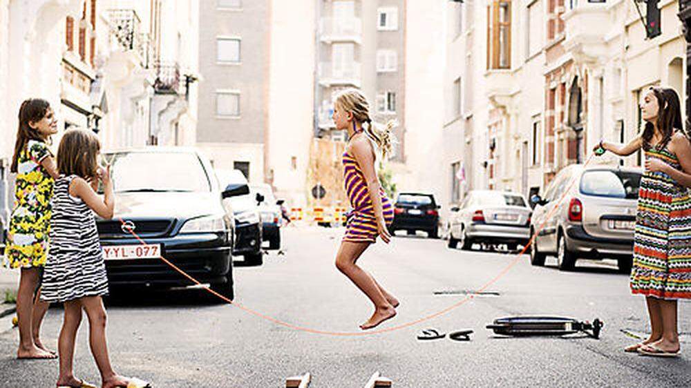 Die Straße als Raum zum Spielen (hier Antwerpen): Das soll ein Schwerpunkt im Kinderjahr sein