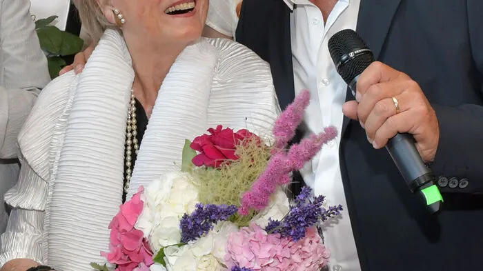 Großes Griss herrschte am Montagabend um die Grande Dame der Grazer Modelszene, Elfi Ortner. 