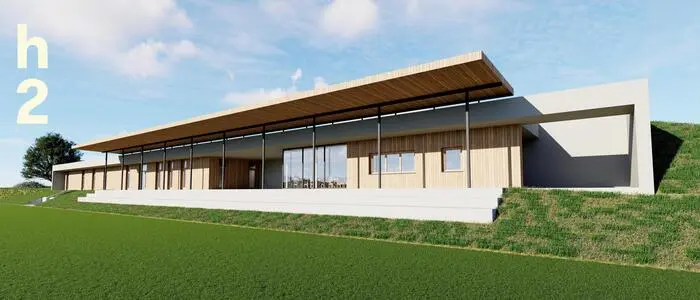 So soll das neue Sporthaus aussehen