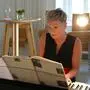 Bettina Reiter zeigte ihr Können am Klavier
