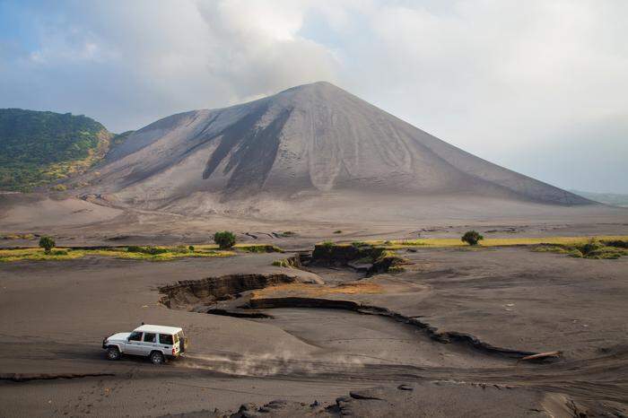 Vulkantour auf der Insel Tanna, die zum Archipel von Vanuatu zählt