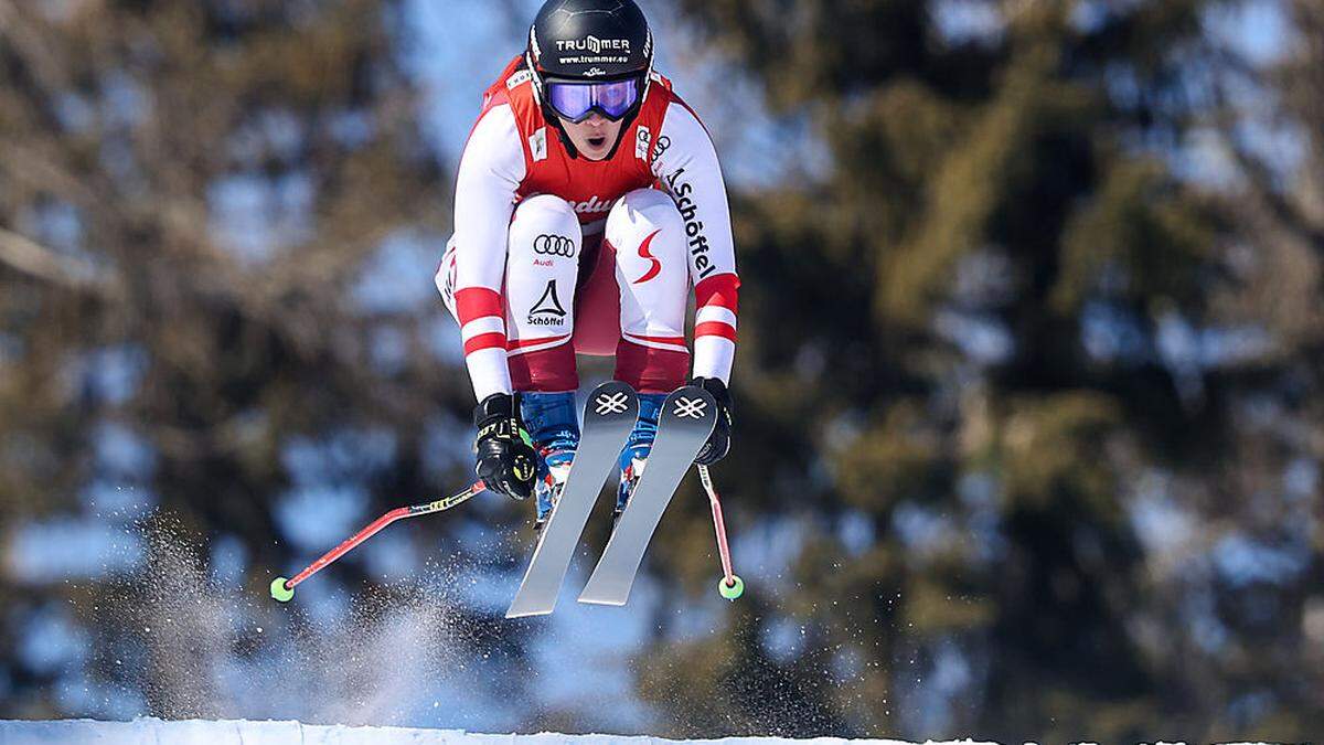 Katrin Ofner wird auf der Reiteralm starke Fünfte