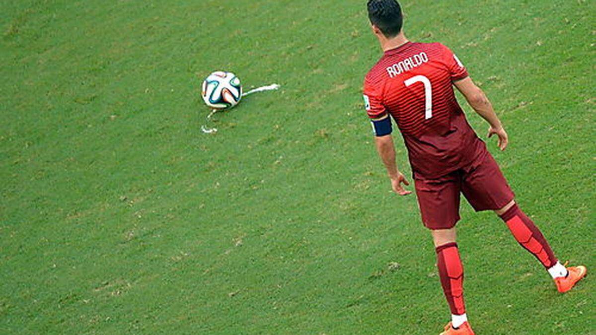 Cristiano Ronaldo und Portugal testen drei Mal