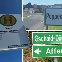 In der Oststeiermark gibt es etliche skurrile Ortsnamen und Flurbezeichnungen