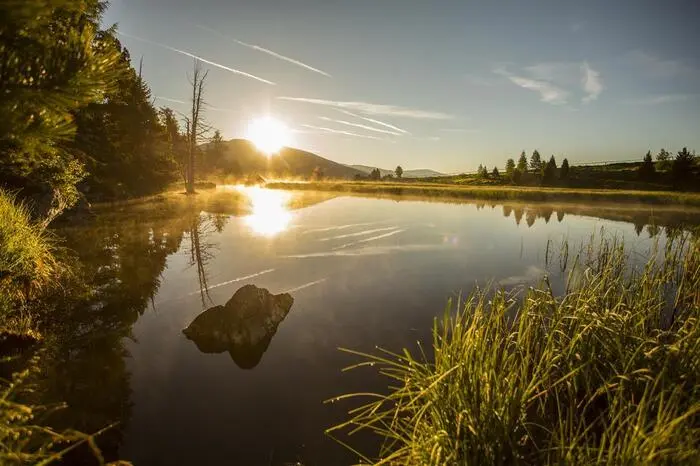 Sonnenaufgang am Windebensee