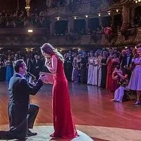 Romantischer geht es nicht: Heiratsantrag bei der Grazer Opernredoute im Jänner 2017