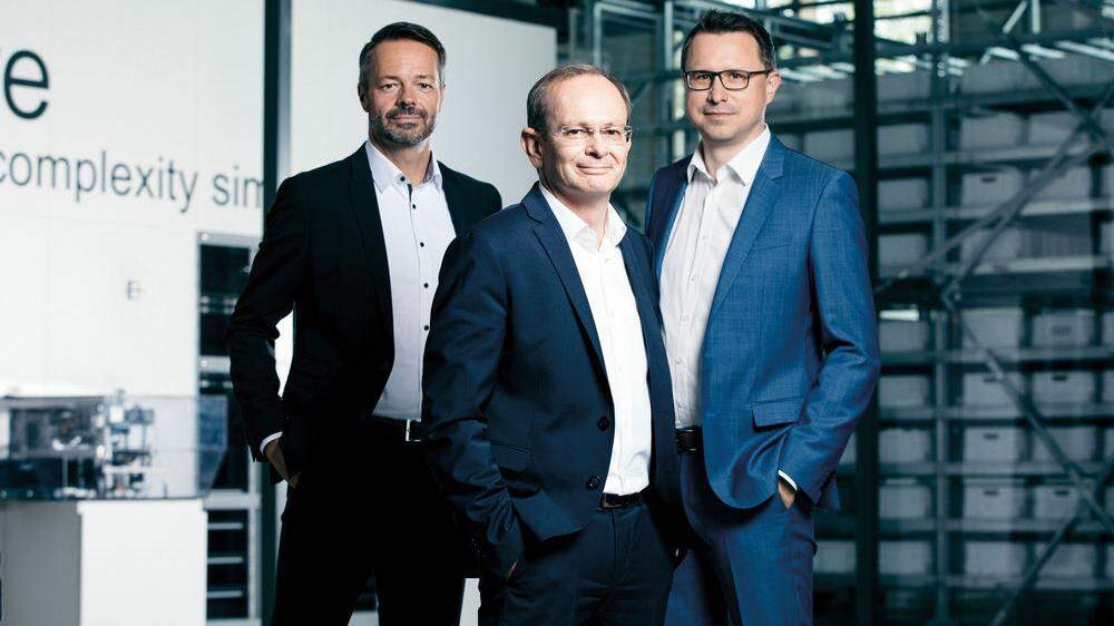 Knapp-Vorstand: Franz Mathi, Gerald Hofer, Christian Grabner