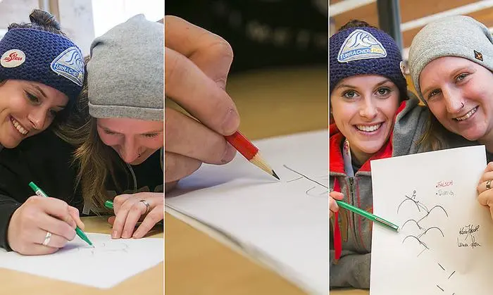 Nina Kern und Karin Hackel zeigen, wie es geht