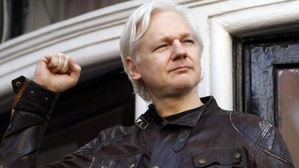 Julian Assange auf einem Archivbild aus dem Jahr 2017