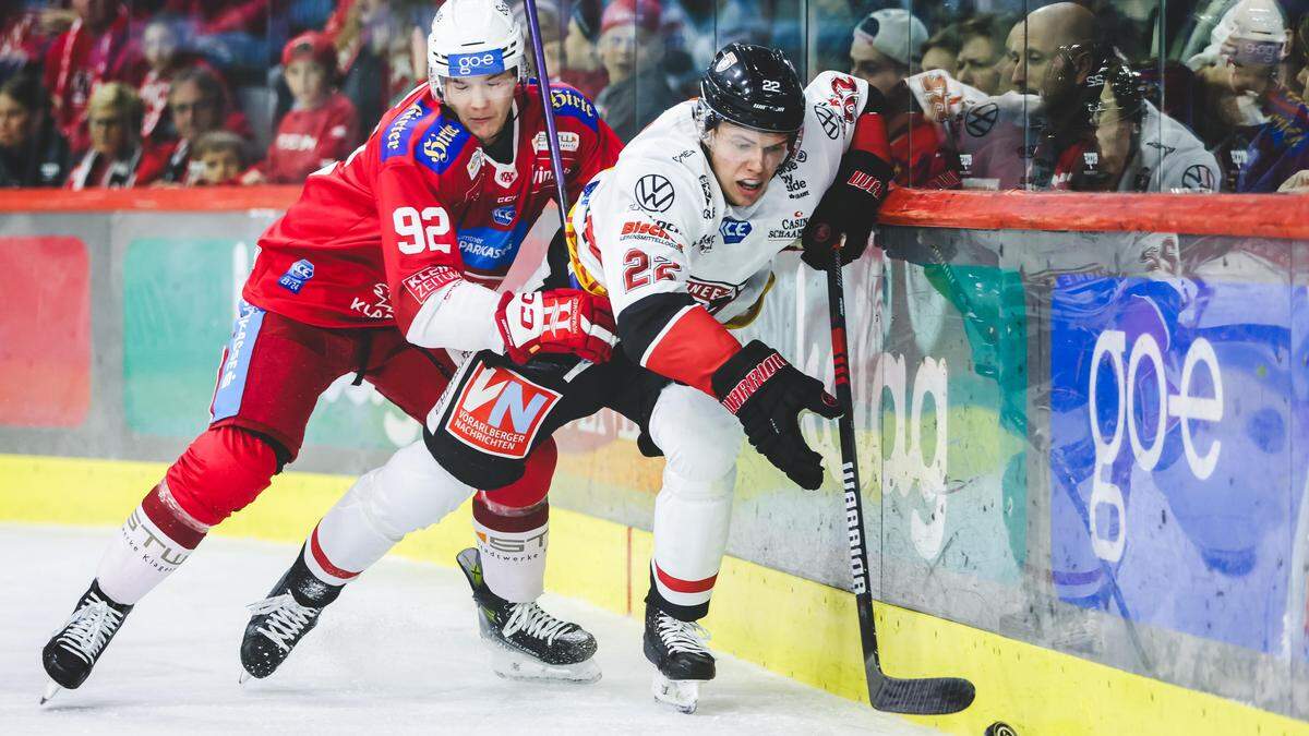 Das Duell KAC gegen Pioneers gab es heuer schon einige Male