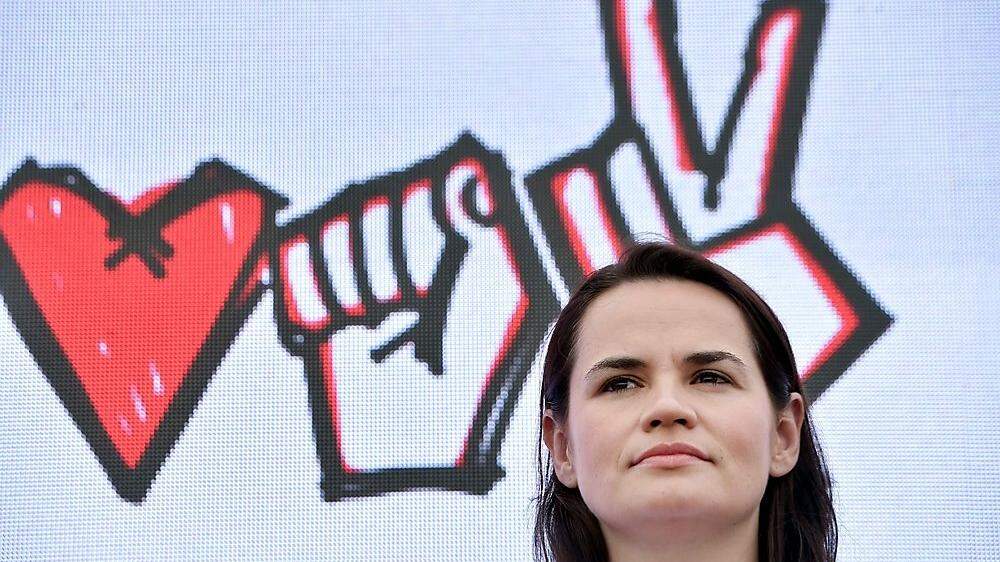 Oppositionspolitikerin Tichanowskaja lässt sich nicht einschüchtern