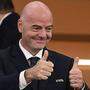 FIFA-Präsident Gianni Infantino ist mit sich und der WM offenbar zufrieden