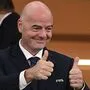 FIFA-Präsident Gianni Infantino ist mit sich und der WM offenbar zufrieden