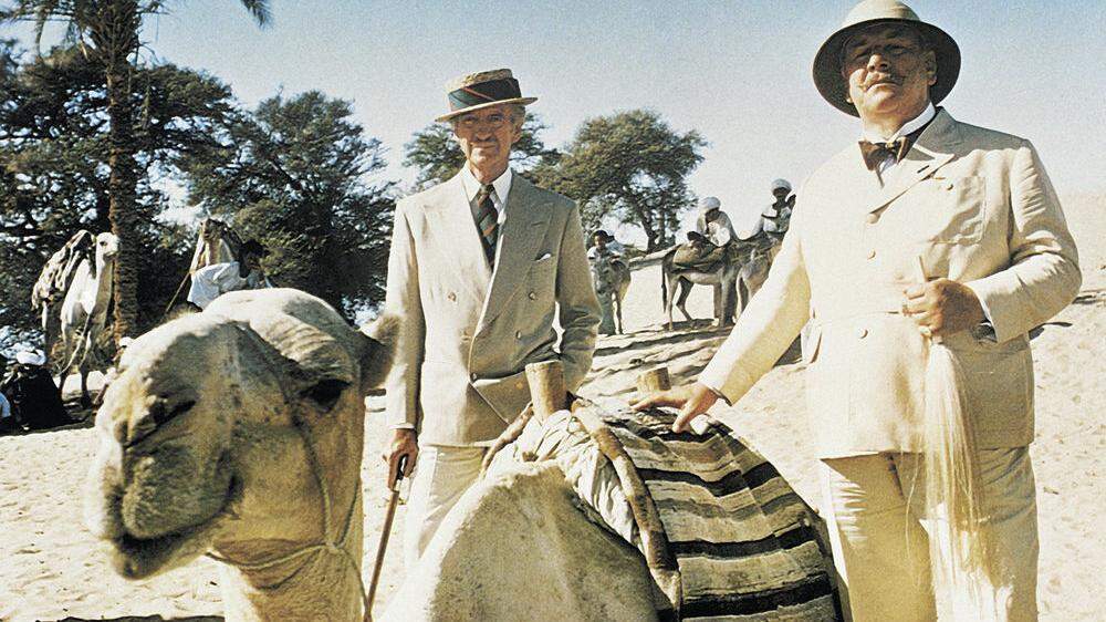 Tod auf dem Nil - Peter Ustinov (rechts) als Hercule Poirot