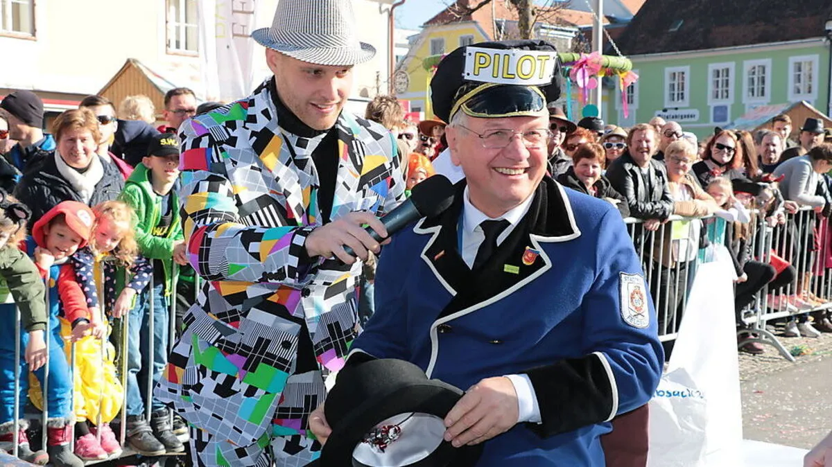 Bürgermeister Josef Ober feierte seine Premiere als Pilot