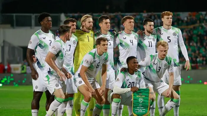 Das irische Nationalteam spielt gegen Israel