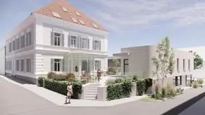 Die Michaeligasse wird künftig um dieses Gebäude reicher