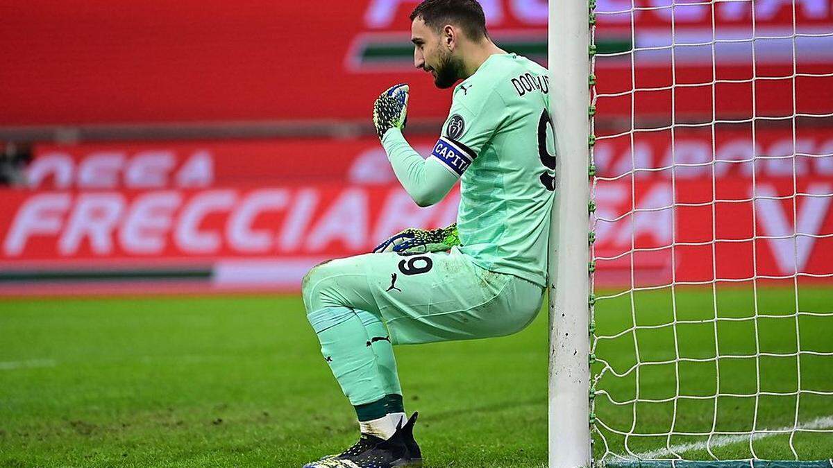 Die Zukunft von Gianluigi Donnarumma beim AC Milan ist weiterhin ungewiss.