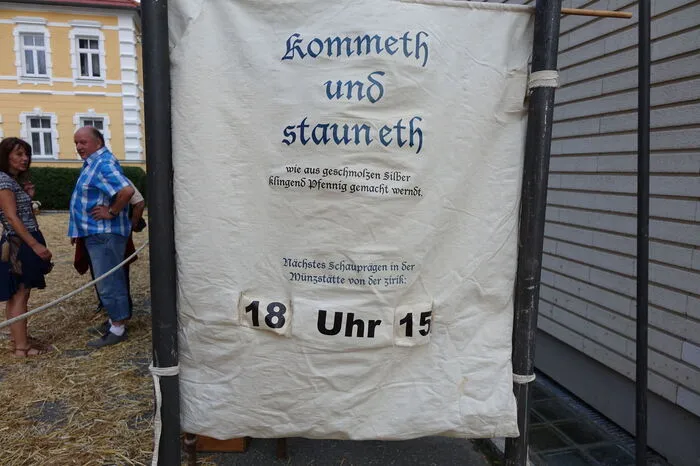 Anlass für die Feierlichkeiten: 750 Jahre Silberberg Zeiring.