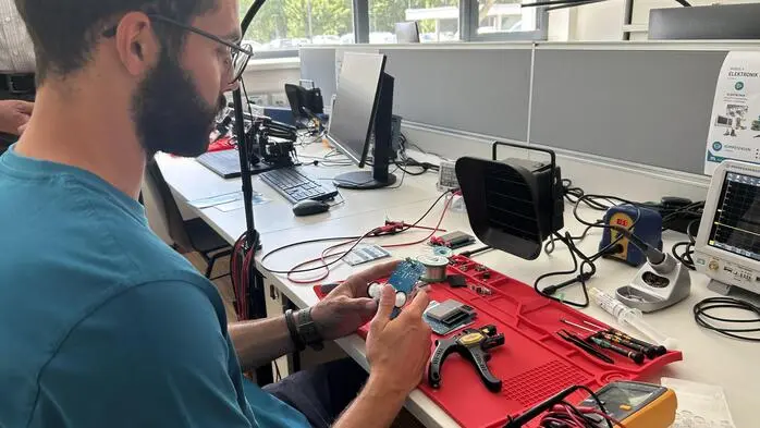 Eines der Module beschäftigt sich mit Elektronik und Sensorik