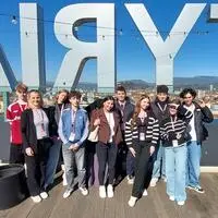 Das Redaktionsteam der BHAK/BHAS Liezen zu Besuch im Styria Media Center in Graz