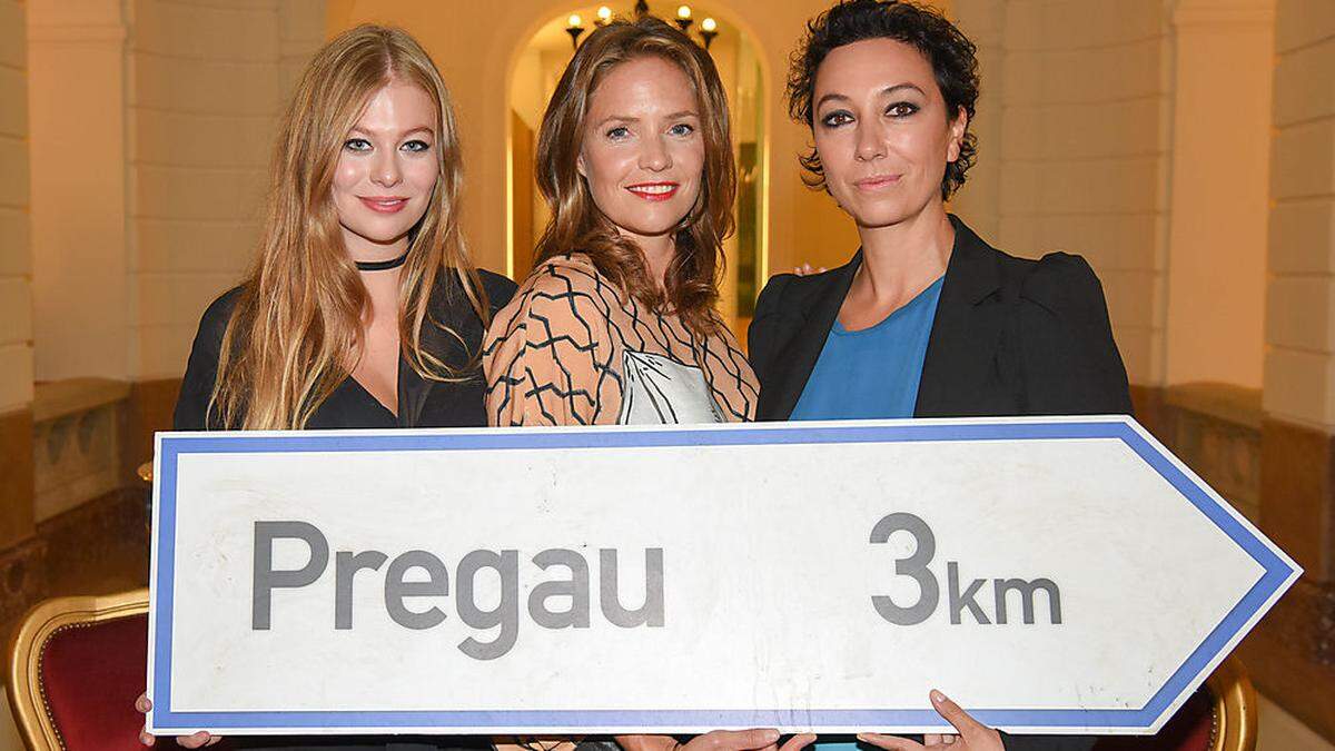 Pregau-Cast: Zoë Straub, Patricia Aulitzky und Ursula Strauss