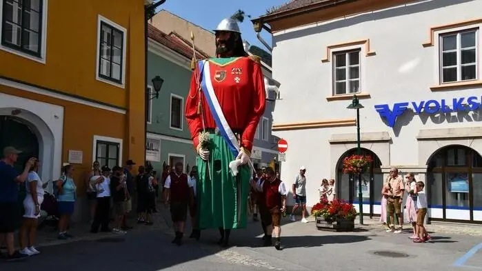 Der Marienfeiertag ist in Murau alle Jahre das Fest des „Samsons“ mit seiner Murauer Bürgergarde.