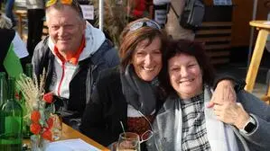 Beim Weinbergfest in Klöch verwandelte sich der über dem Ortszentrum gelegene Höhenrücken Hochwarth wieder in eine wahre Genussmeile