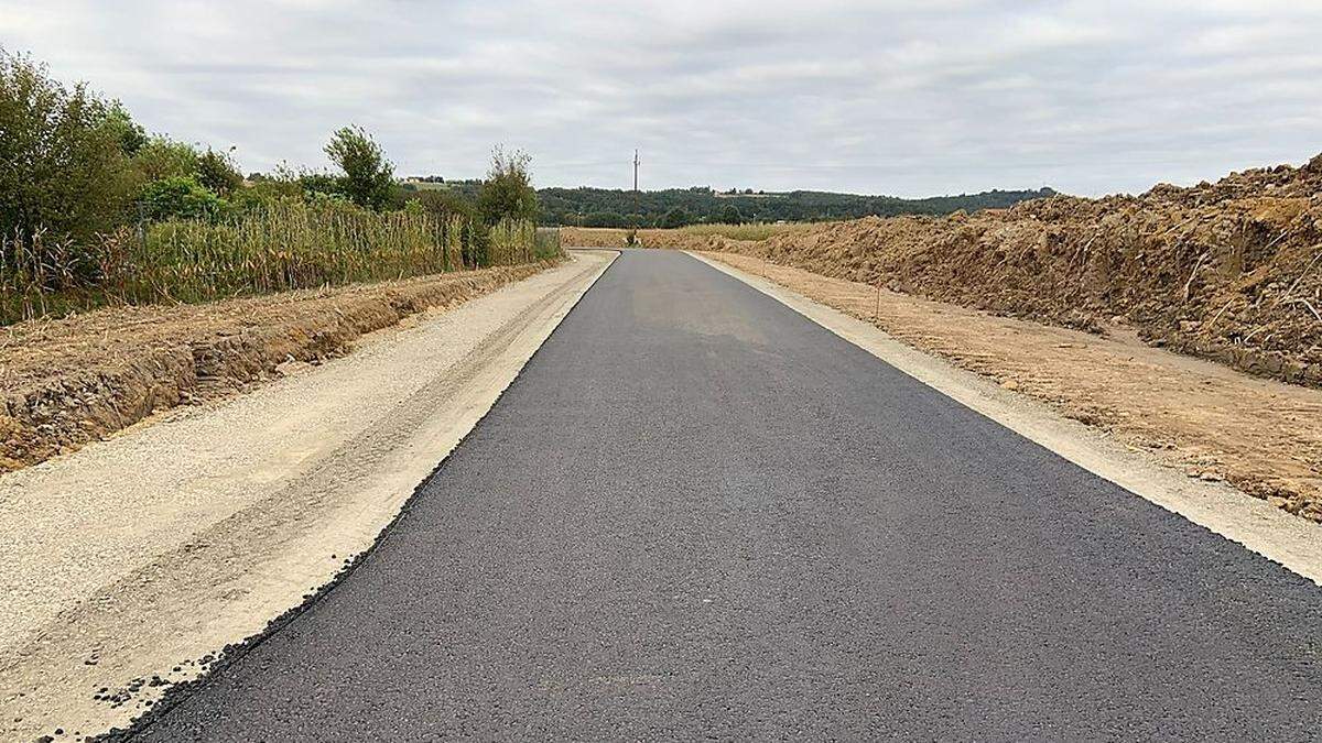 Für die Bauarbeiten wurde eine eigene Umleitungsstraße errichtet