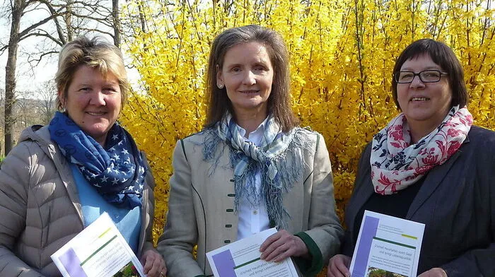 Initiatorinnen der Seminarreihe: Maria Ruhhütl, Direktor Ida Oberreither und Johanna Huber (v.l.) 